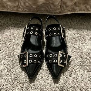 Like New! Jeffrey Campbell Debb Slingback Flat